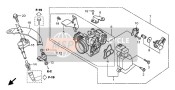 16400KTW902, Throttle Body Assy.(GQB4A B), Honda, 0